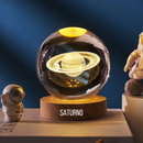Luminária Esfera de Cristal Planetária 3D